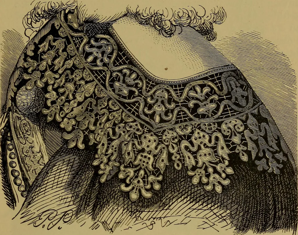 An illustration from History of lace, 1902, leaf 526