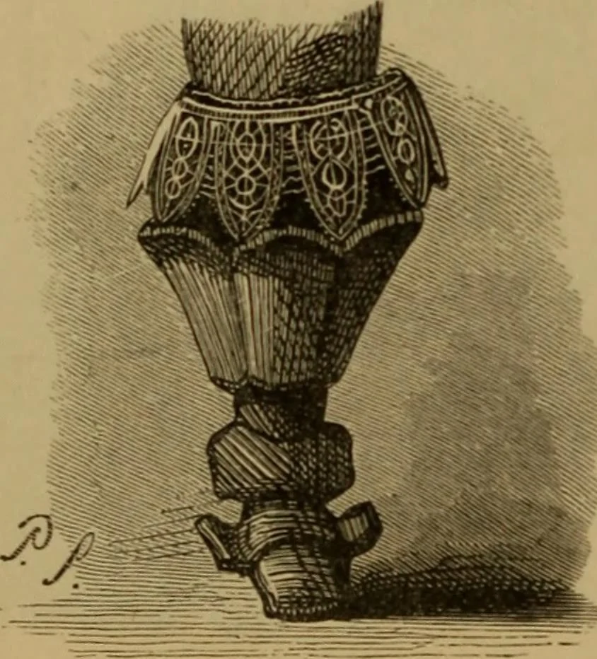 An illustration from History of lace, 1902, leaf 527