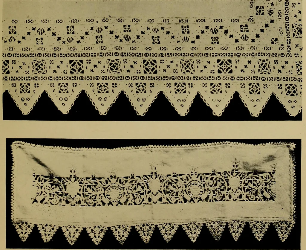 An illustration from History of lace, 1902, leaf 54