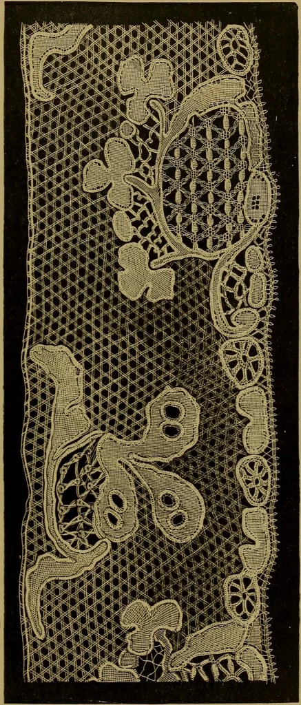 An illustration from History of lace, 1902, leaf 590