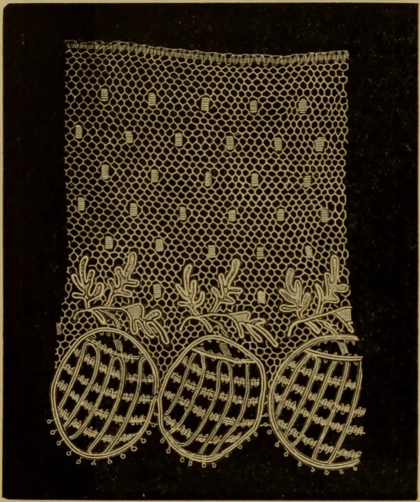 An illustration from History of lace, 1902, leaf 591