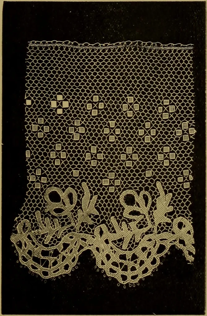 An illustration from History of lace, 1902, leaf 592