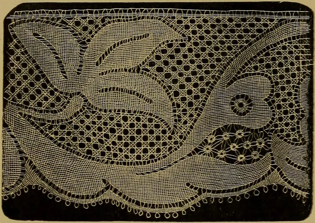 An illustration from History of lace, 1902, leaf 596