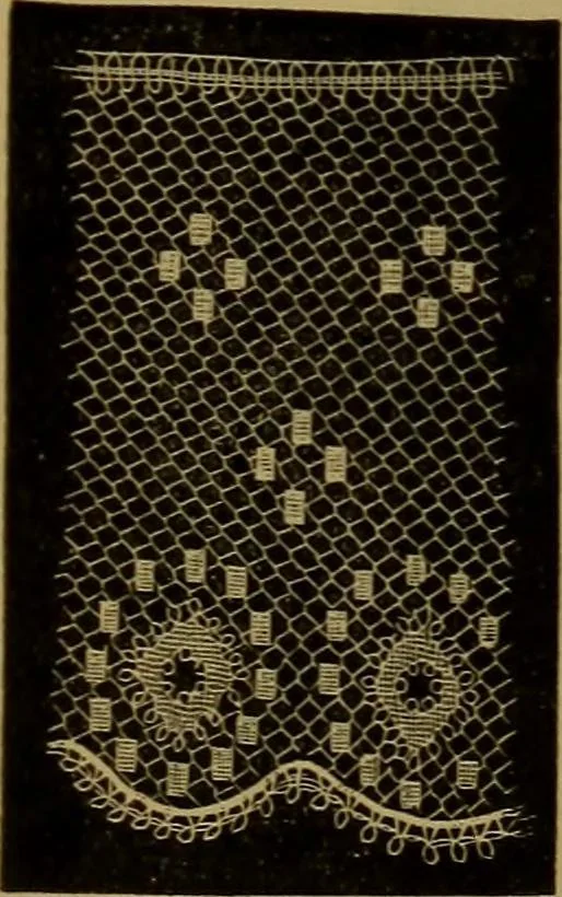 An illustration from History of lace, 1902, leaf 598