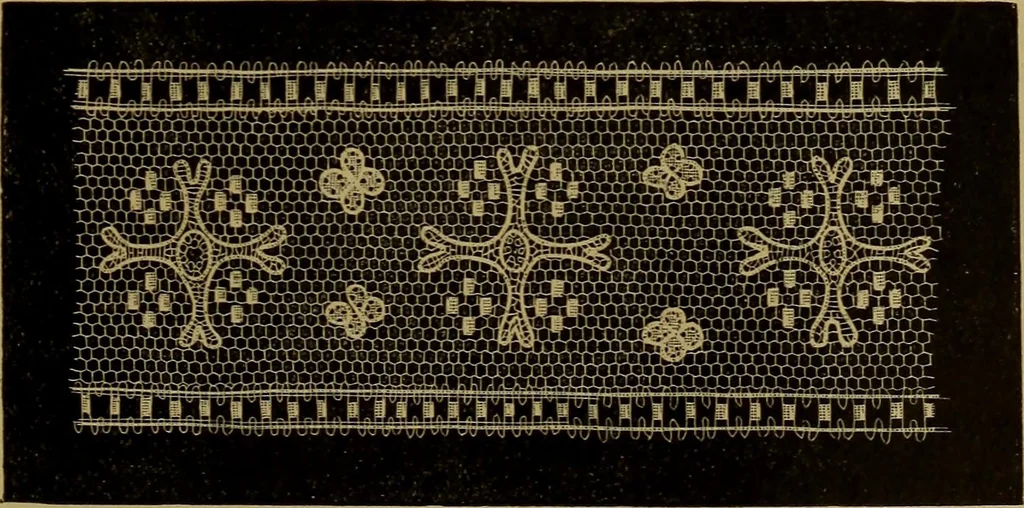 An illustration from History of lace, 1902, leaf 600