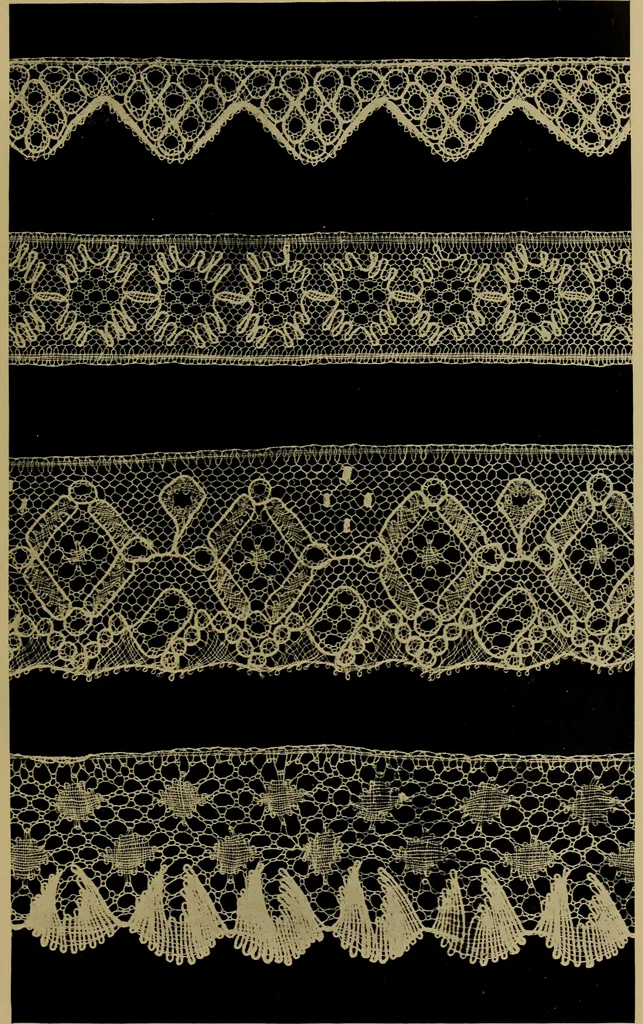 An illustration from History of lace, 1902, leaf 606