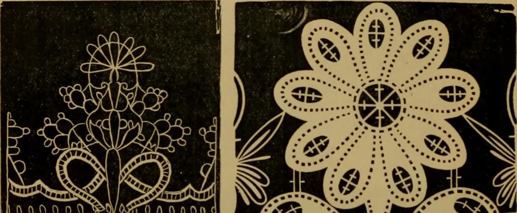 An illustration from History of lace, 1902, leaf 61