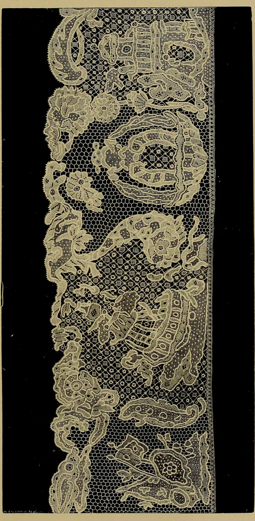 An illustration from History of lace, 1902, leaf 610