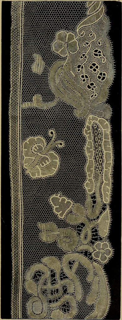 An illustration from History of lace, 1902, leaf 626