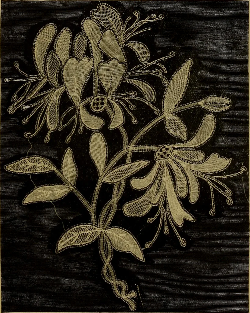 An illustration from History of lace, 1902, leaf 632