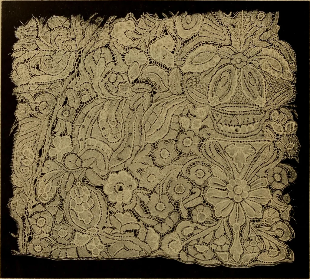 An illustration from History of lace, 1902, leaf 633