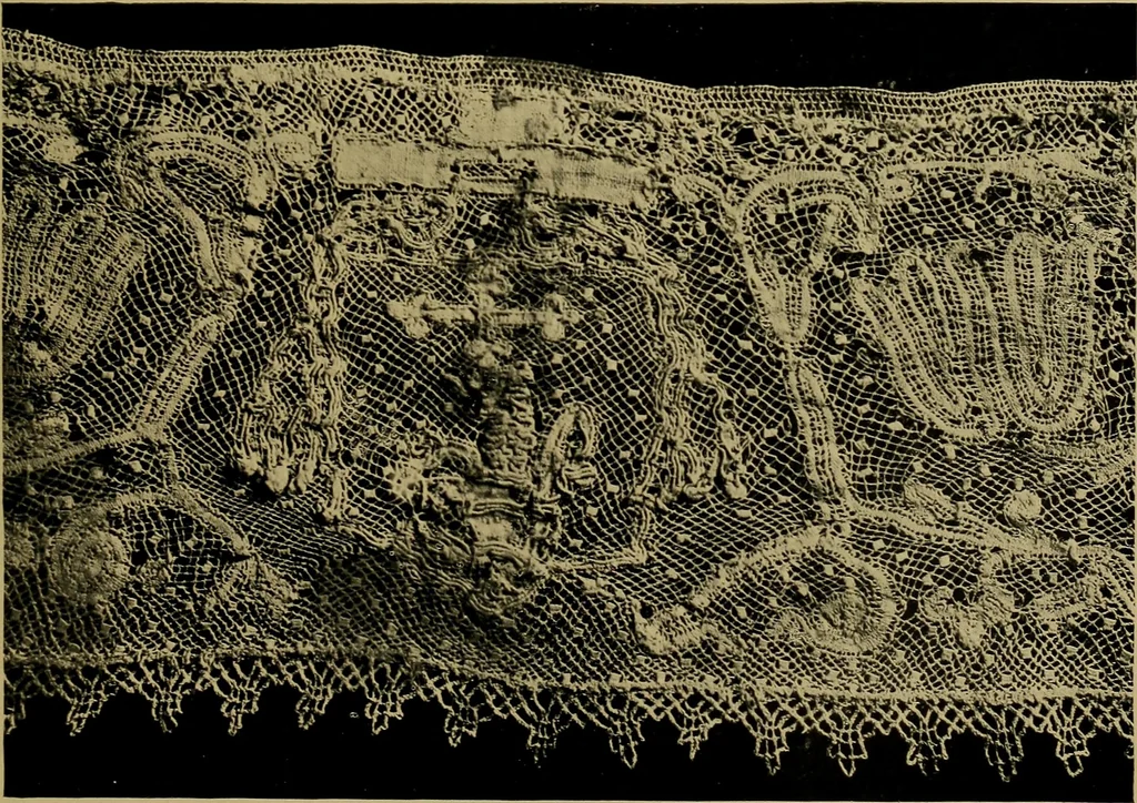 An illustration from History of lace, 1902, leaf 64