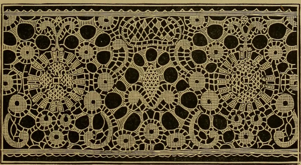 An illustration from History of lace, 1902, leaf 68