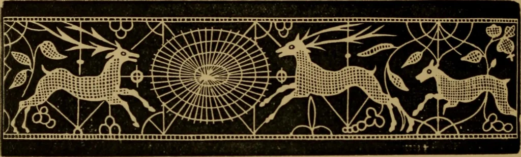 An illustration from History of lace, 1902, leaf 727