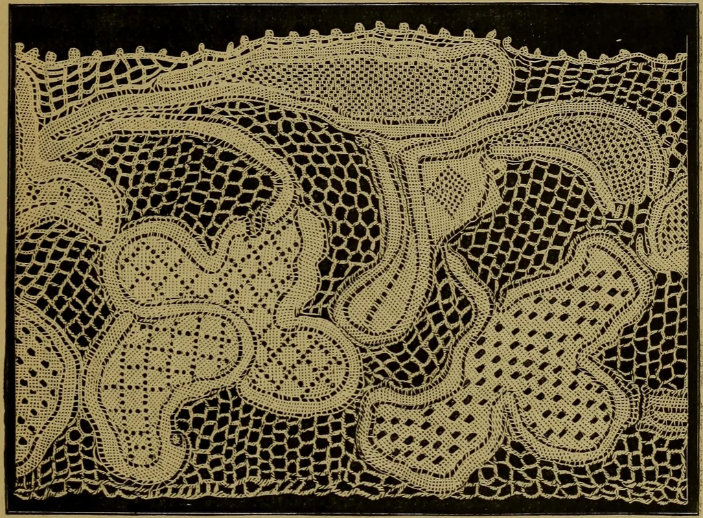 An illustration from History of lace, 1902, leaf 74