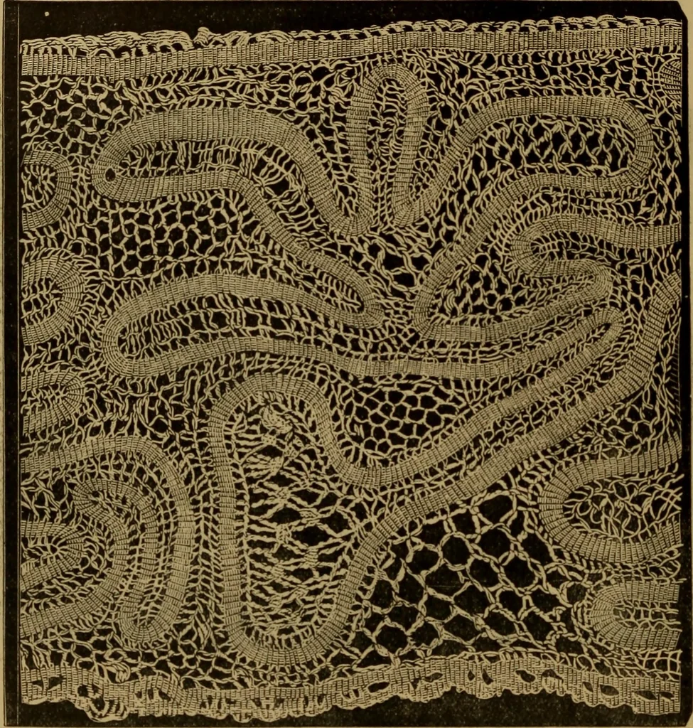 An illustration from History of lace, 1902, leaf 75