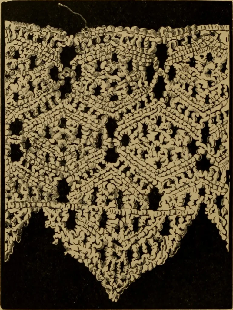 An illustration from History of lace, 1902, leaf 95