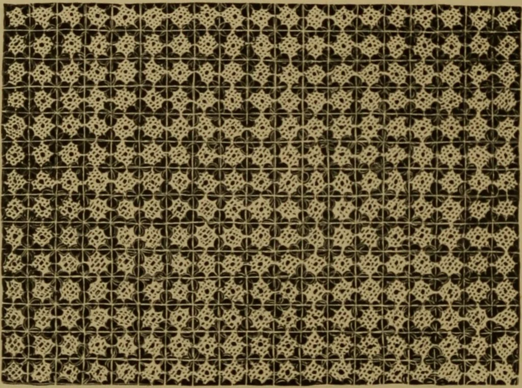 An illustration from History of lace, 1902, leaf 99