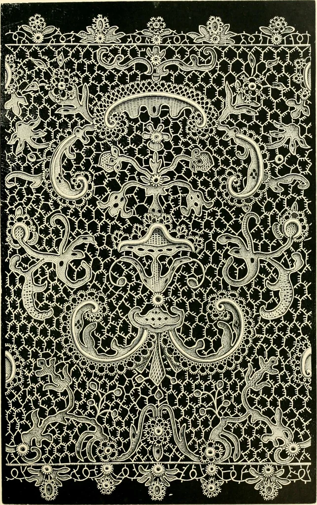An illustration from History of lace, 1902, leaf 100