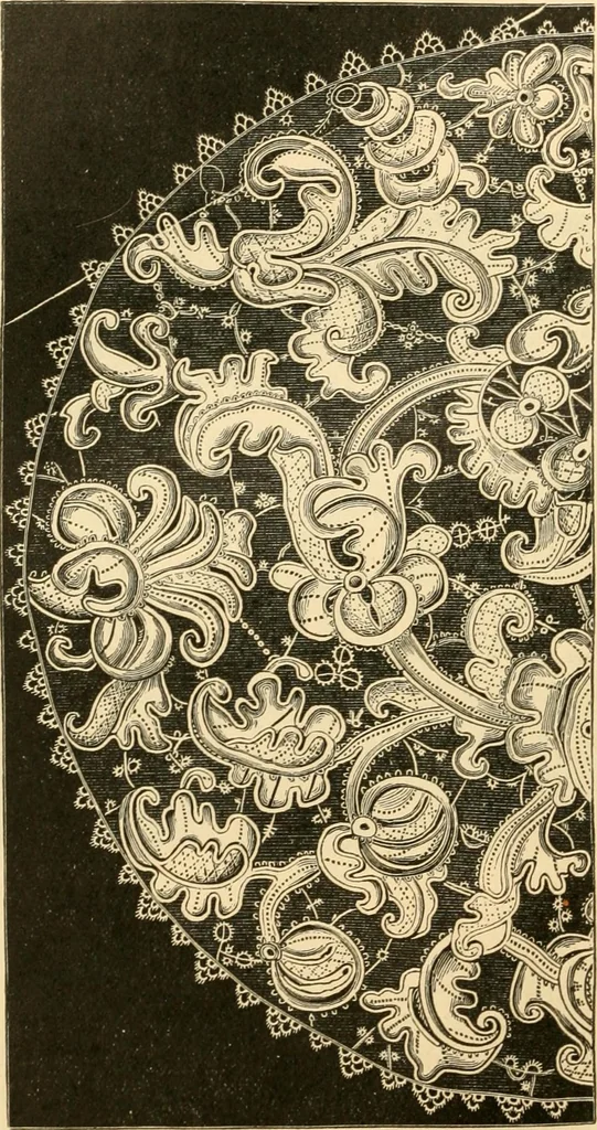 An illustration from History of lace, 1902, leaf 103