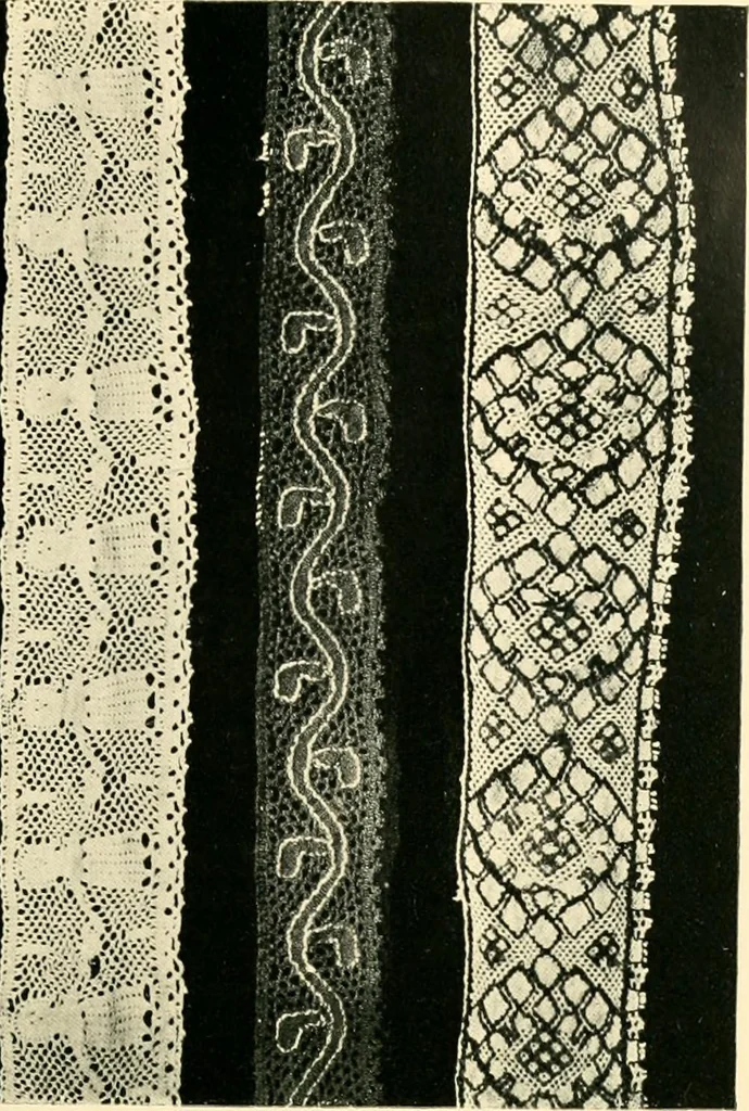 An illustration from History of lace, 1902, leaf 152