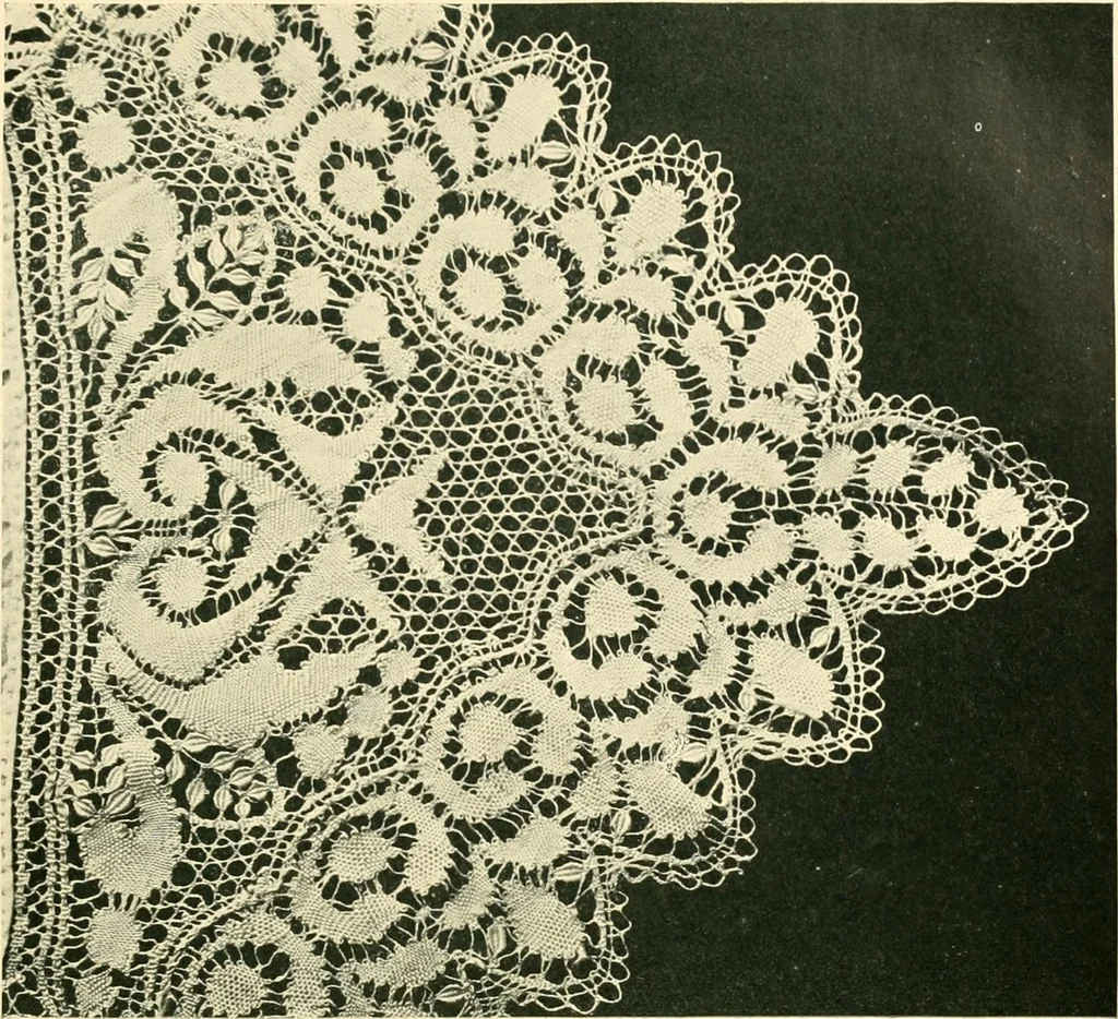 An illustration from History of lace, 1902, leaf 158