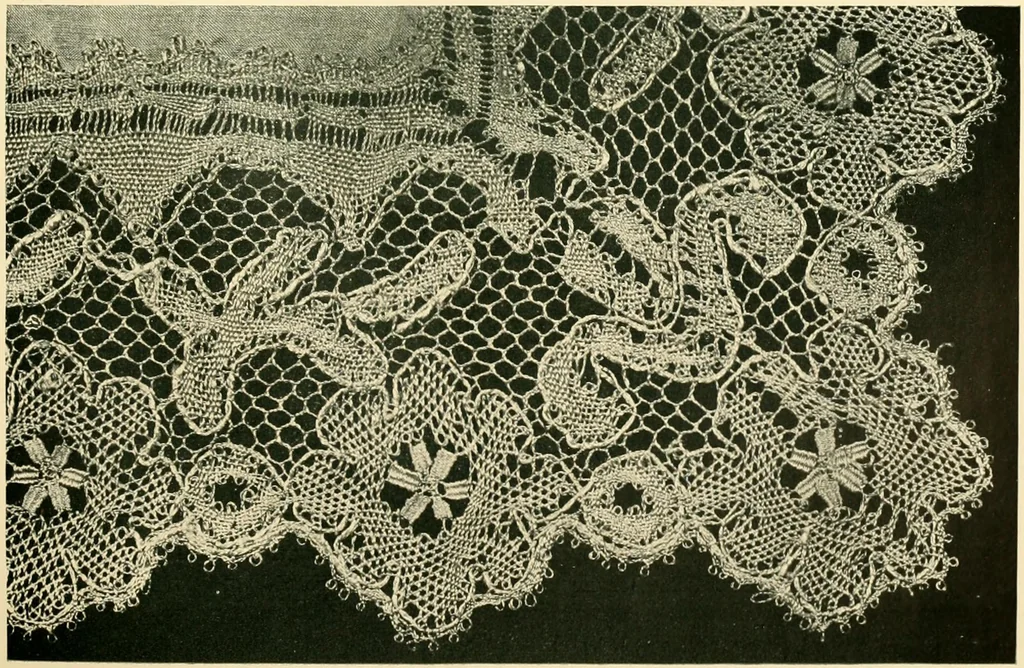 An illustration from History of lace, 1902, leaf 158