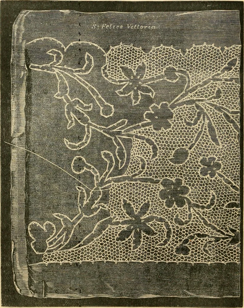 An illustration from History of lace, 1902, leaf 165