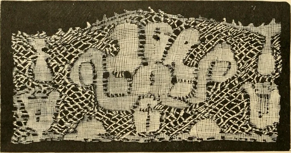An illustration from History of lace, 1902, leaf 173