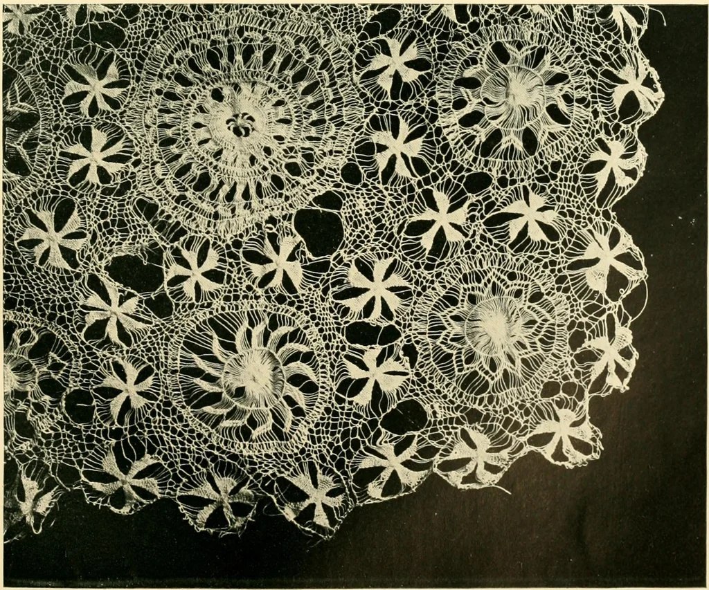 An illustration from History of lace, 1902, leaf 186