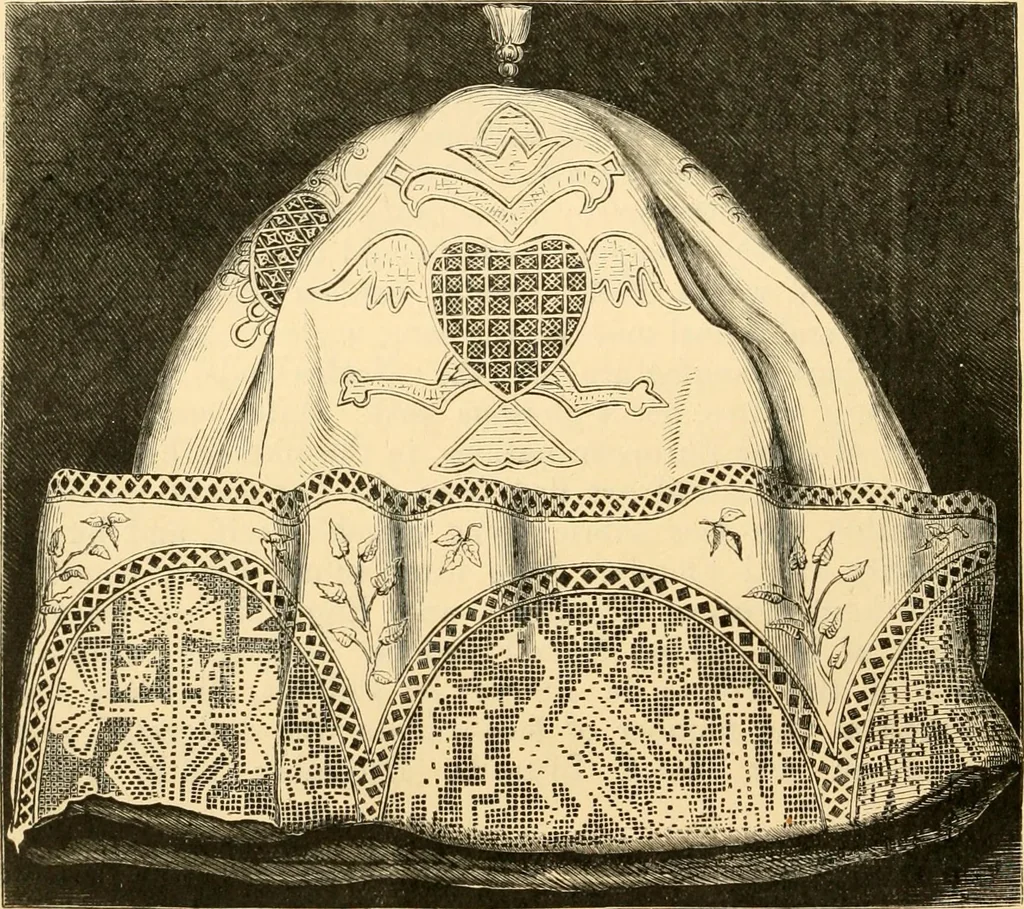 An illustration from History of lace, 1902, leaf 193