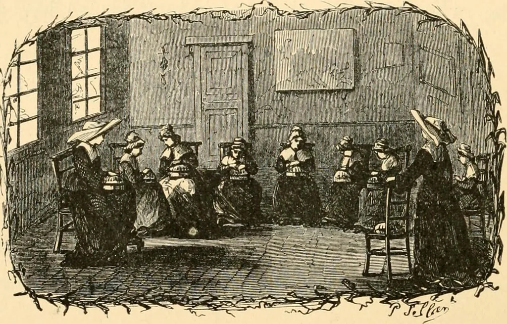 An illustration from History of lace, 1902, leaf 197