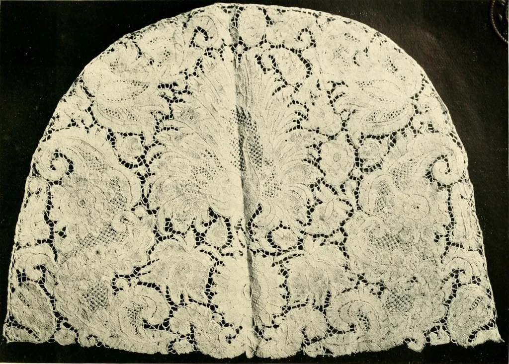 An illustration from History of lace, 1902, leaf 202