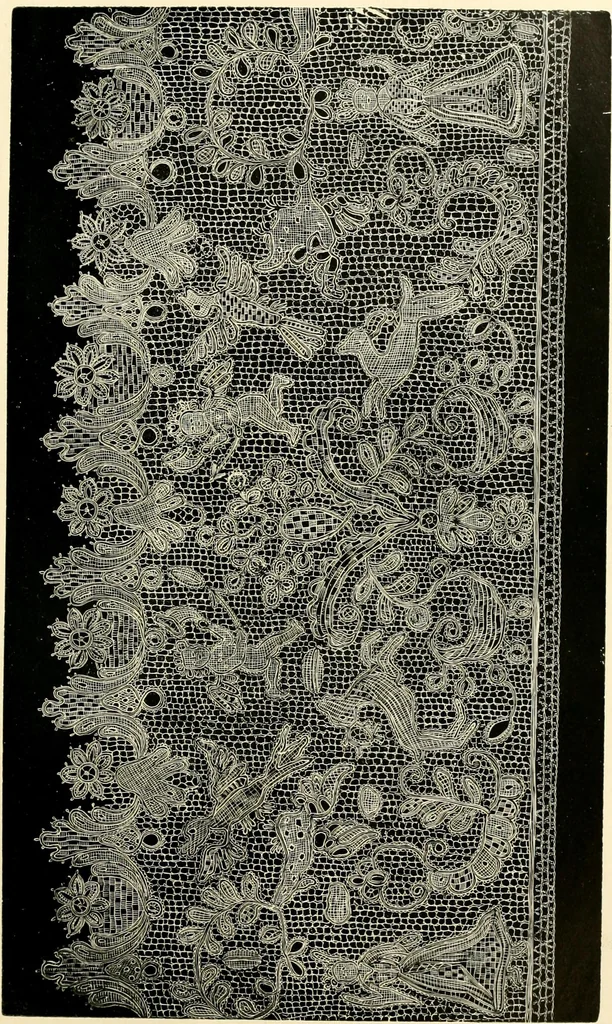 An illustration from History of lace, 1902, leaf 206