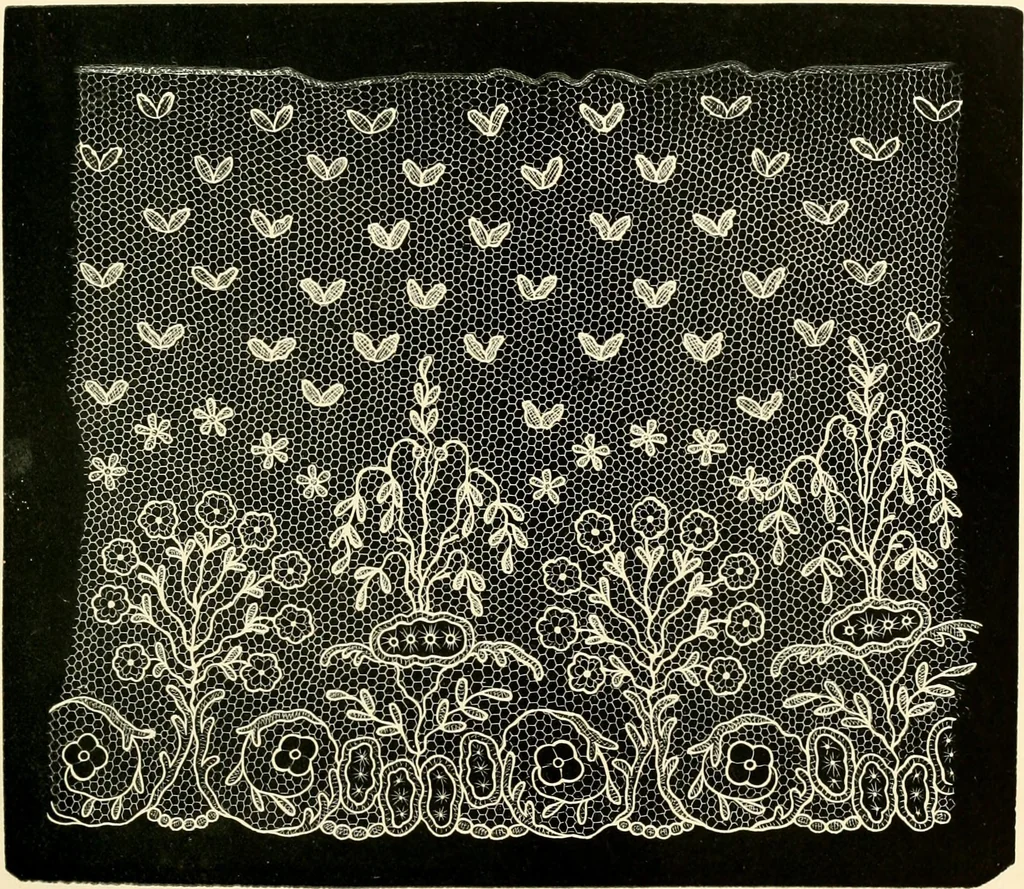 An illustration from History of lace, 1902, leaf 212