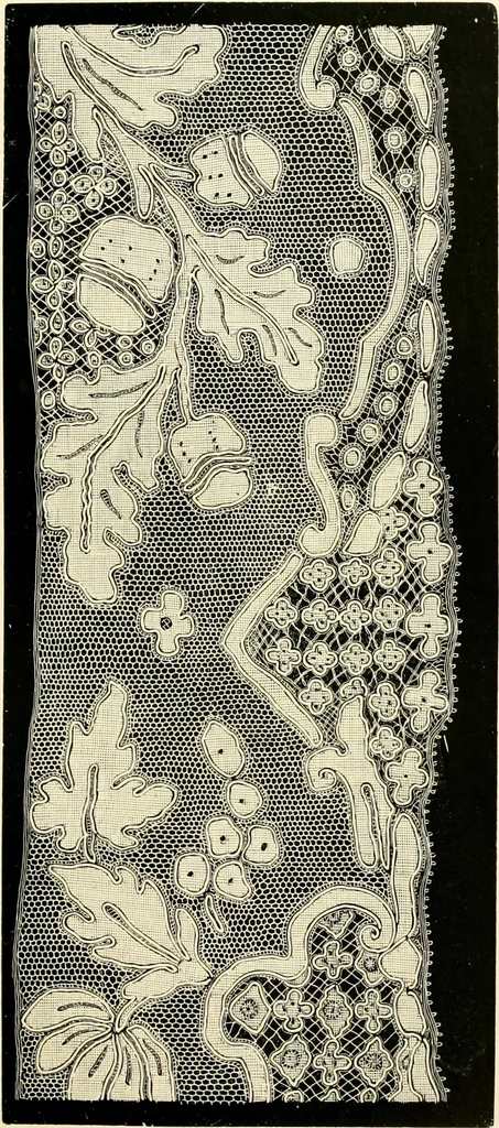 An illustration from History of lace, 1902, leaf 216