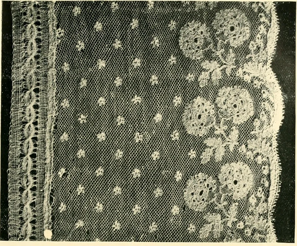 An illustration from History of lace, 1902, leaf 228