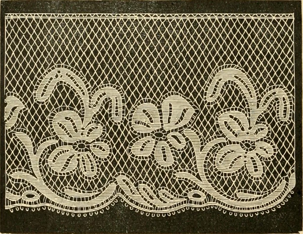An illustration from History of lace, 1902, leaf 235