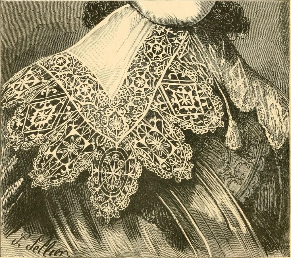An illustration from History of lace, 1902, leaf 259