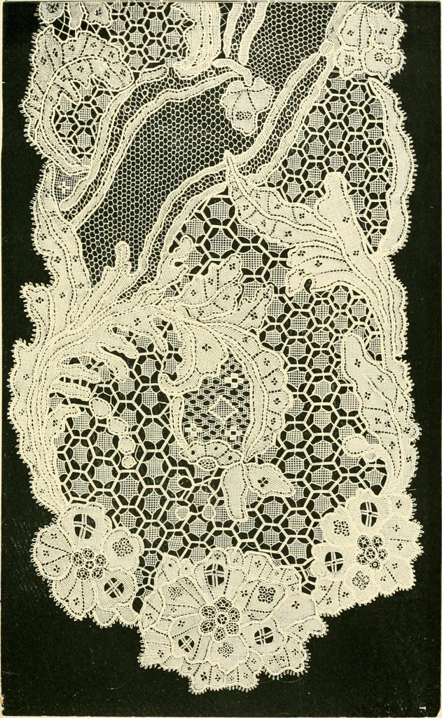 An illustration from History of lace, 1902, leaf 326