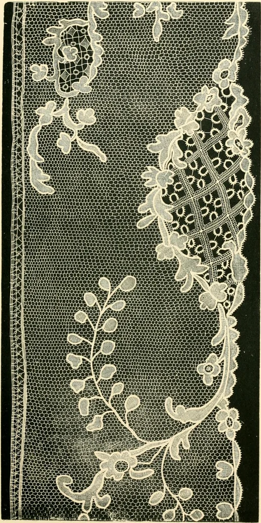 An illustration from History of lace, 1902, leaf 334