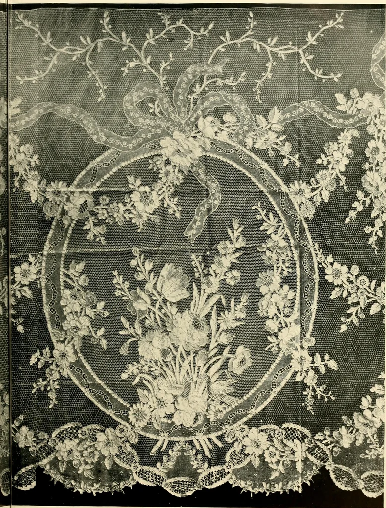 An illustration from History of lace, 1902, leaf 340