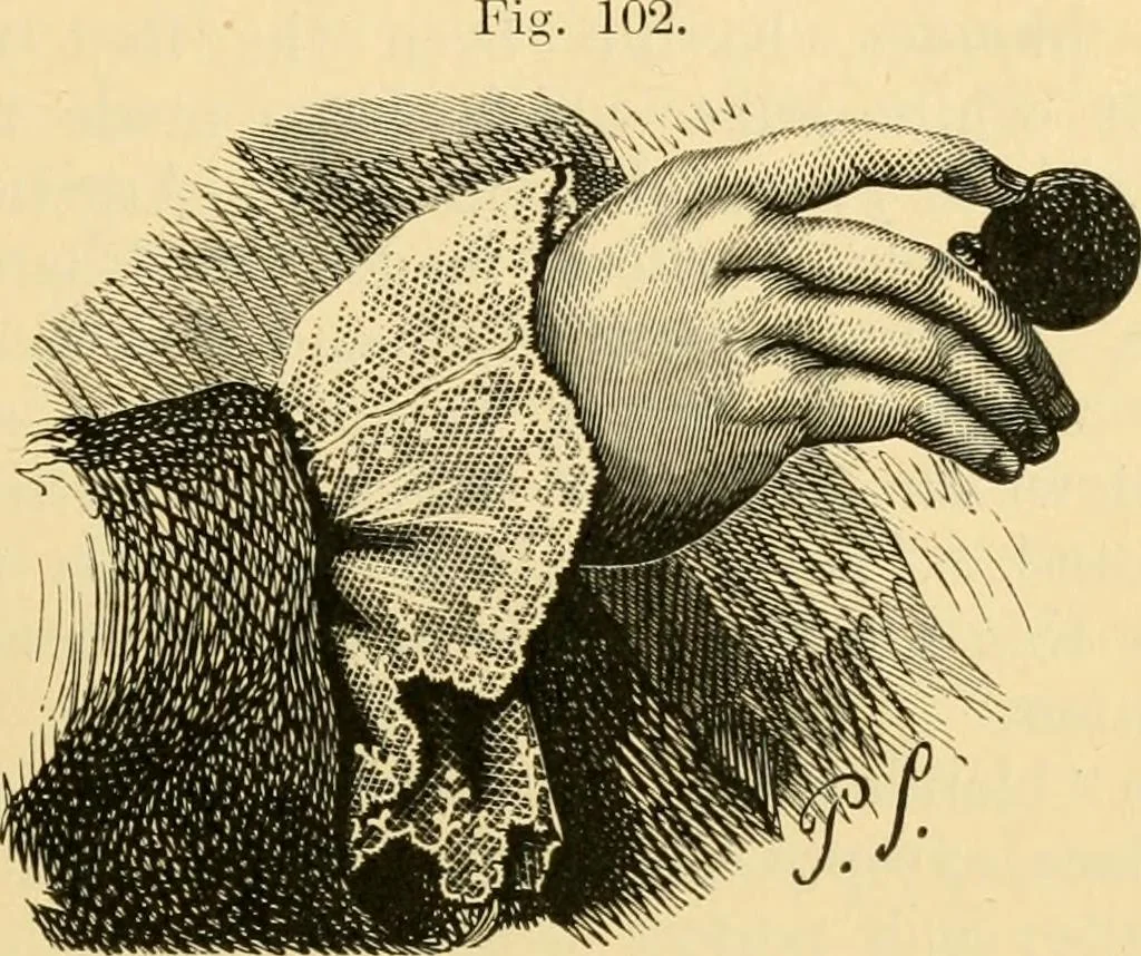 An illustration from History of lace, 1902, leaf 374