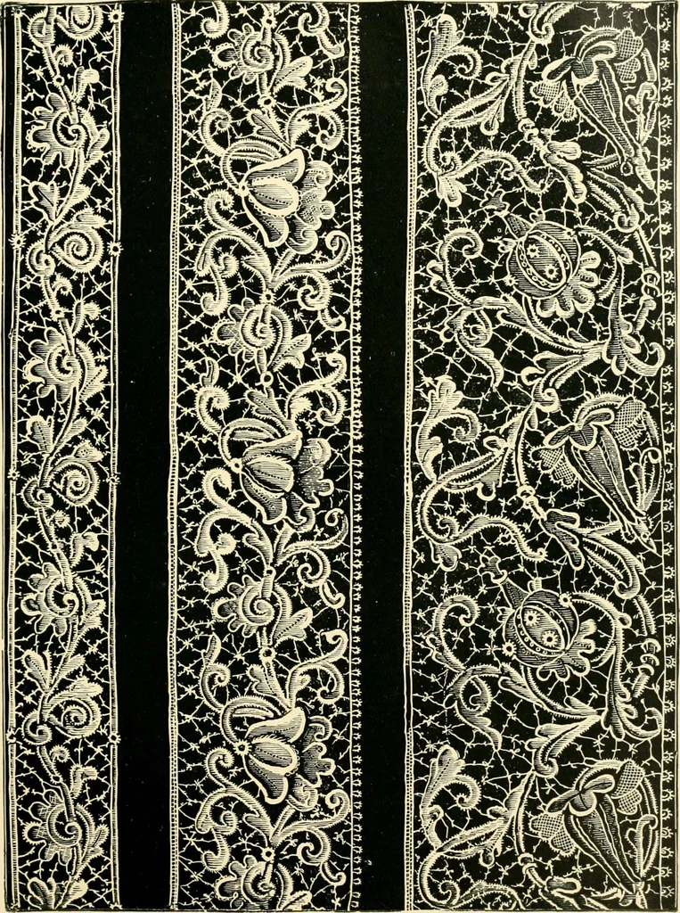 An illustration from History of lace, 1902, leaf 382
