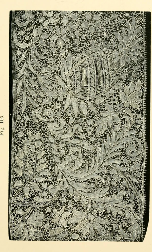 An illustration from History of lace, 1902, leaf 386