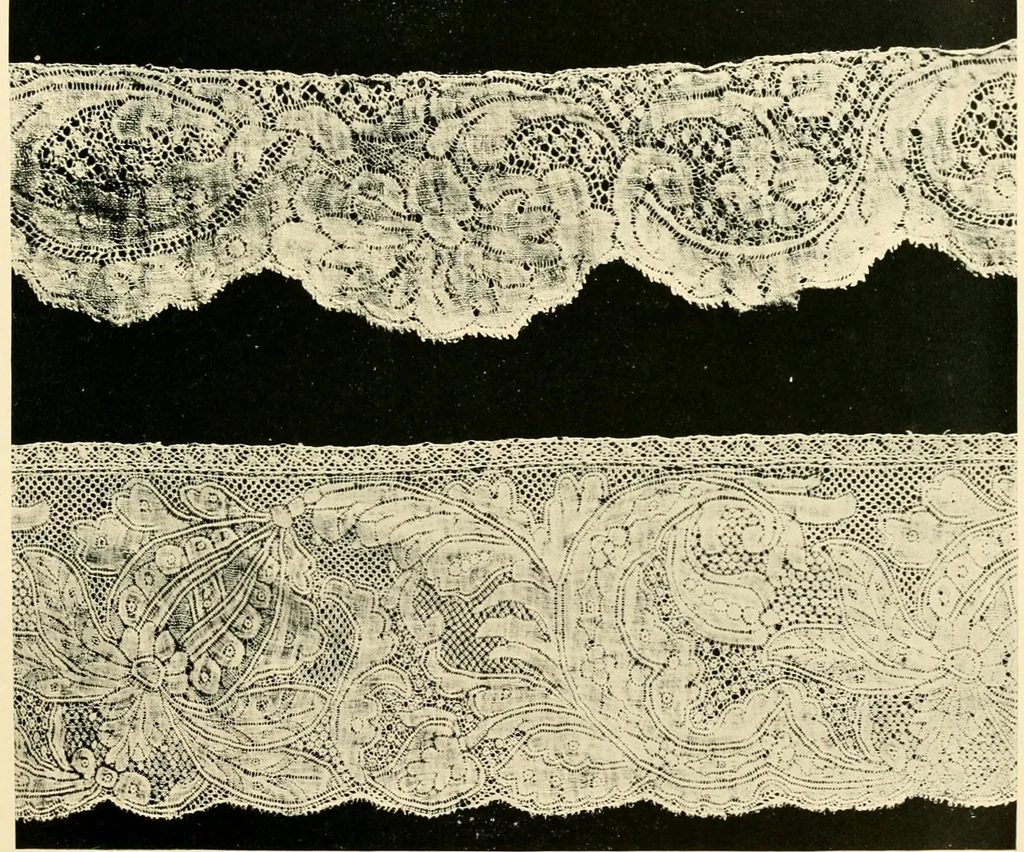 An illustration from History of lace, 1902, leaf 390
