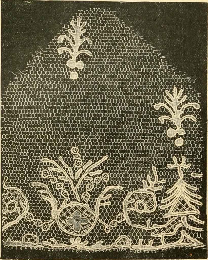 An illustration from History of lace, 1902, leaf 397