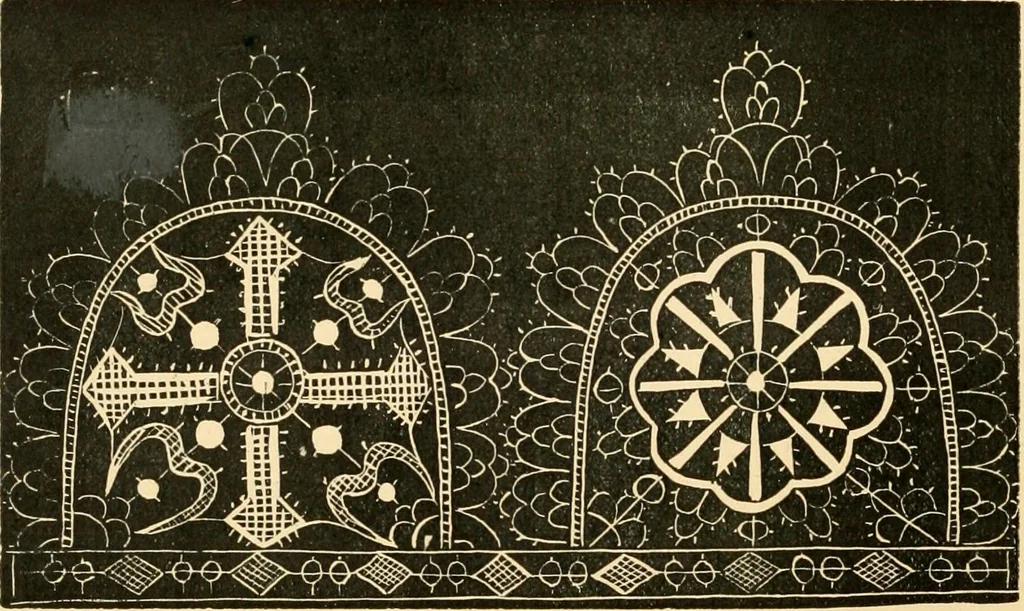 An illustration from History of lace, 1902, leaf 43