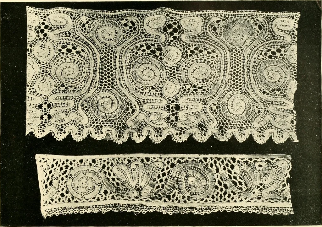 An illustration from History of lace, 1902, leaf 442