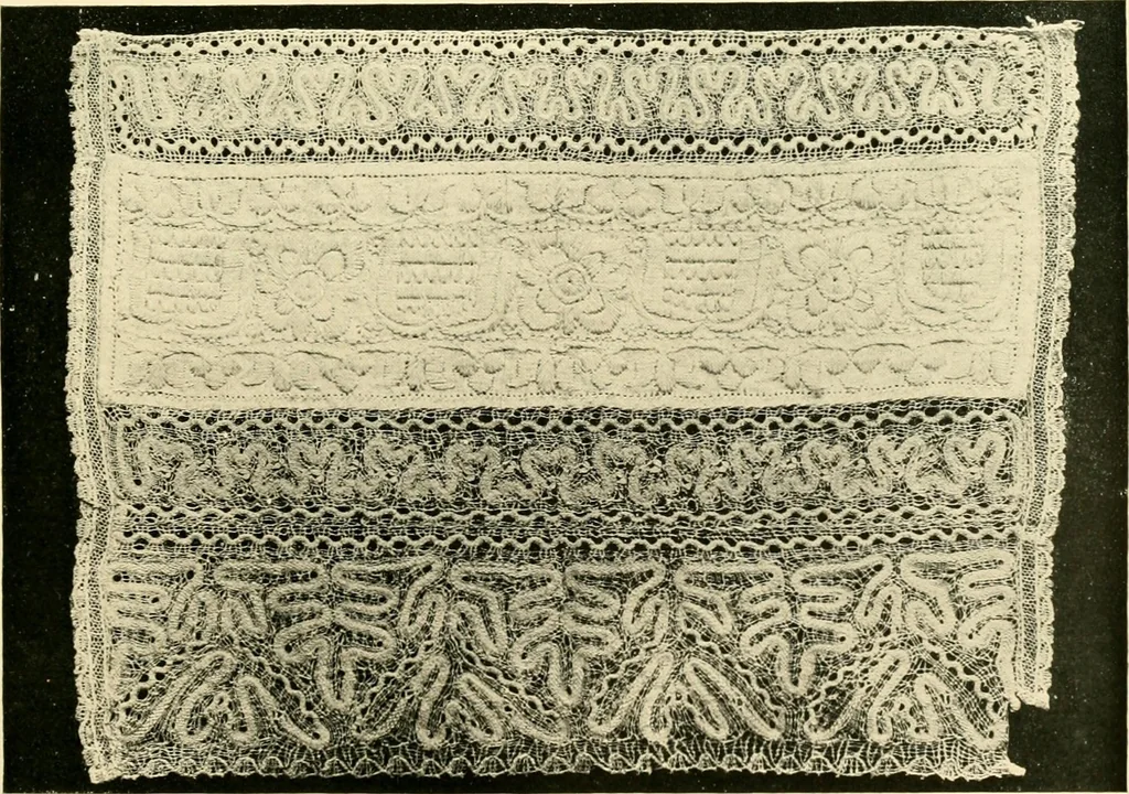 An illustration from History of lace, 1902, leaf 442
